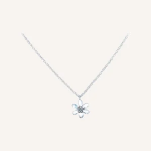 Flower Pendant with Chain