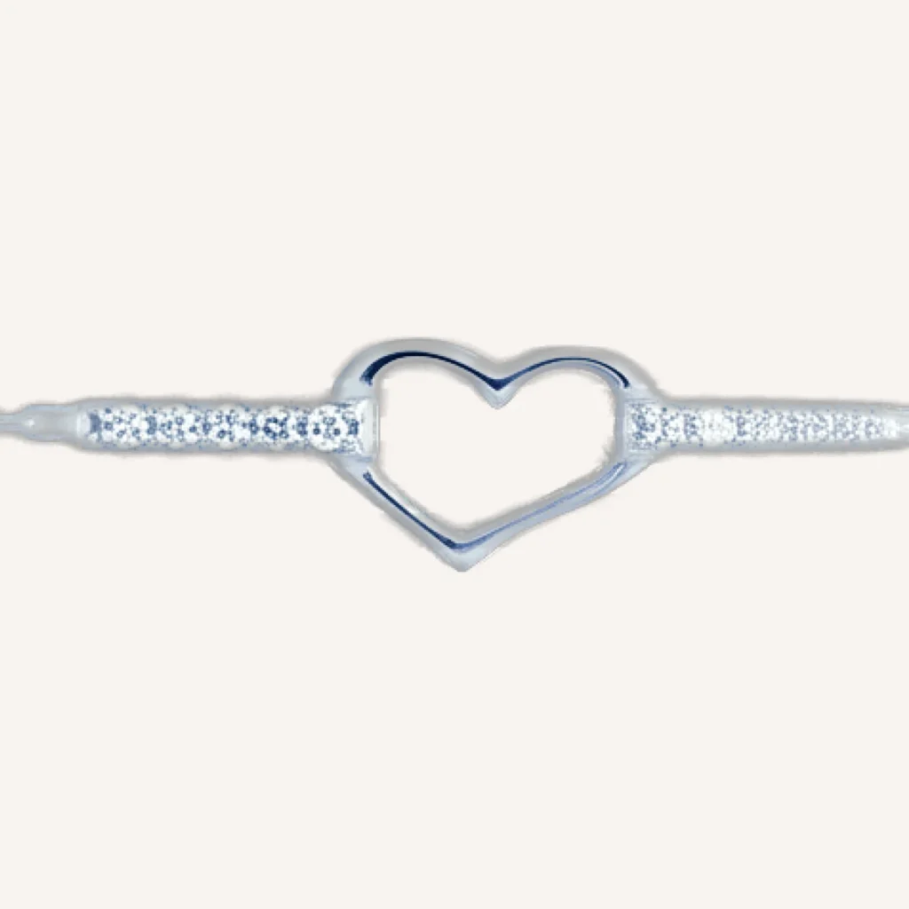 Cubic Heart Bracelet