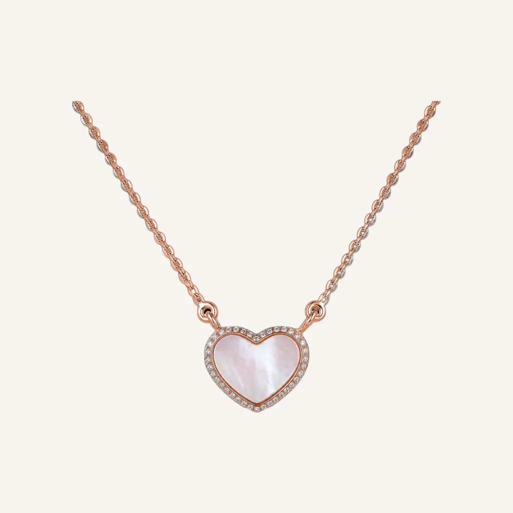 Rose Gold Heart Necklace