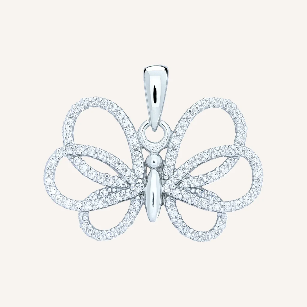 Cubic Butterfly Pendant