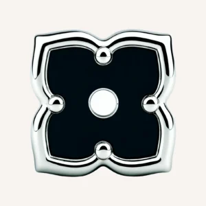 Black Flower Earrings