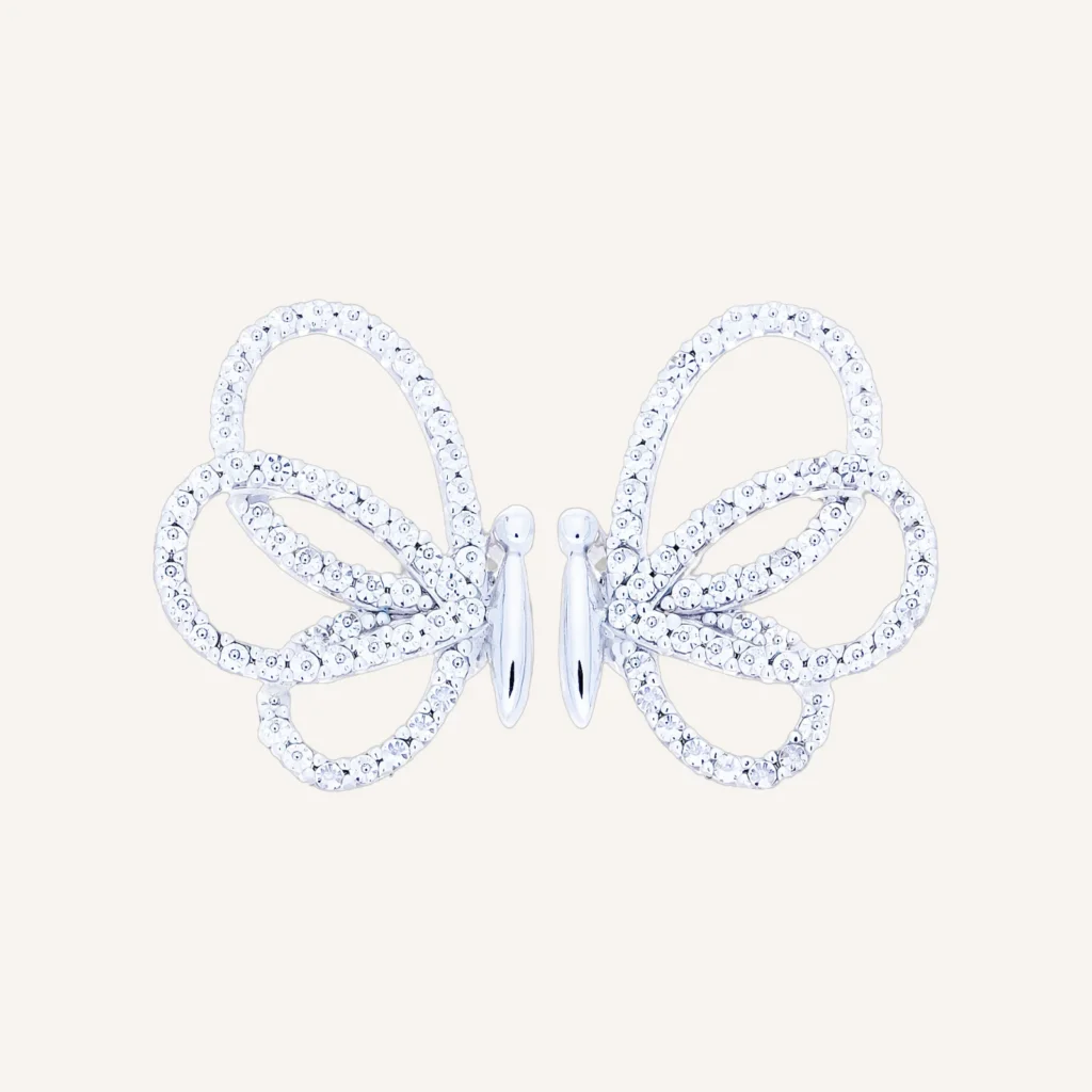 Cubic Butterfly Earrings
