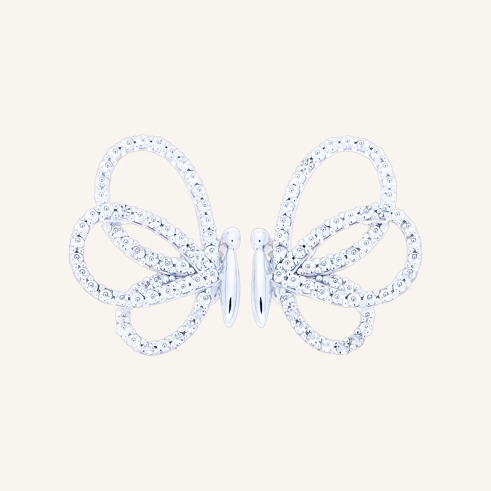 Cubic Butterfly Earrings